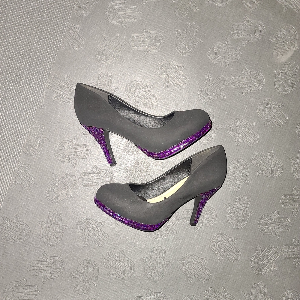 Rhinestone heels